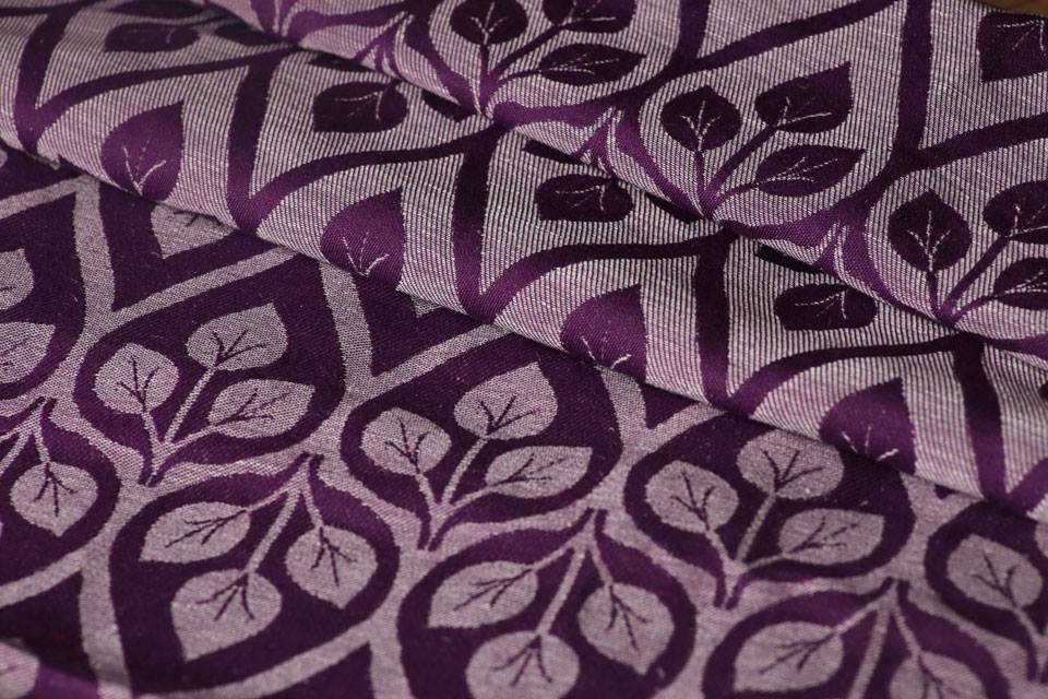 Yaro Slings La Vita Purple-Natural Wrap (hemp) Image