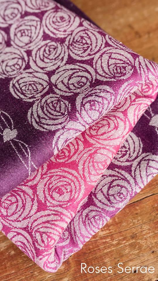 Oscha Roses Serrae Wrap (wild silk, linen) Image