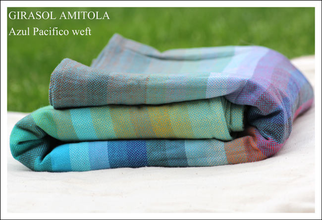 Girasol stripe Amitola Azul Pacifico Wrap  Image