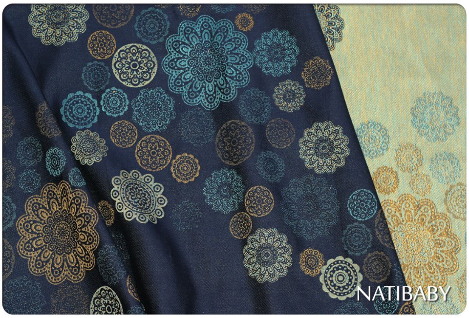 Natibaby ORNAMENT CIRCLES Wrap (linen) Image