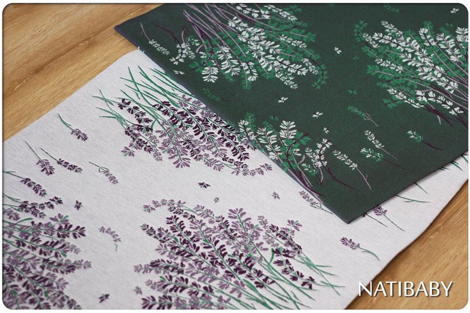Natibaby Autumn Lavenders Wrap  Image