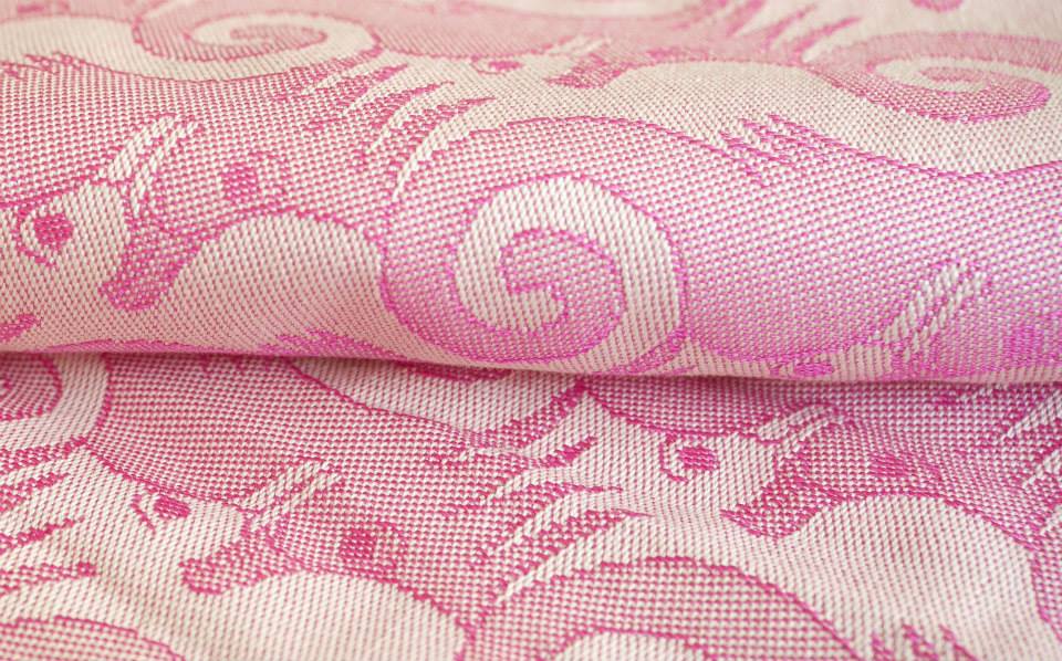 Artipoppe Cotton Candy Seahorses Wrap (mulberry silk) Image