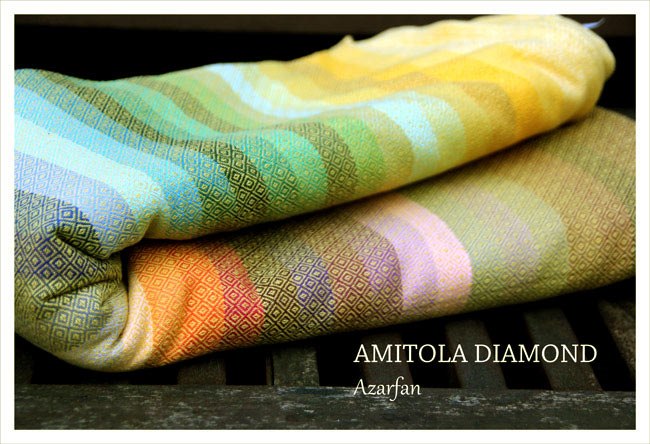 Girasol stripe Amitola Diamond Azarfan Wrap  Image
