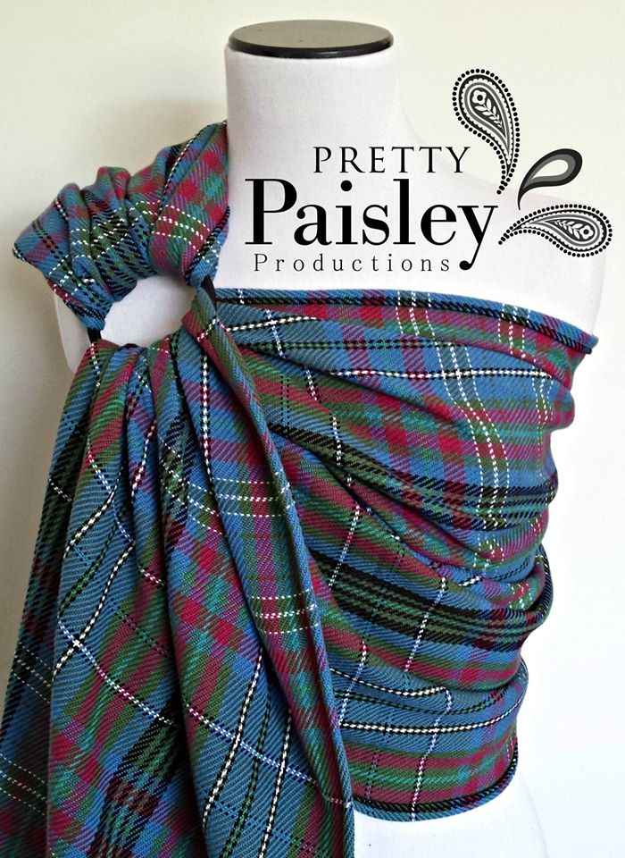 Pretty Paisley Production checkered Watkins/Walters Clan Wrap  Image