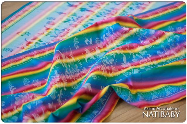 Natibaby ASSURI ARCOBALENO Wrap (nettle, silk) Image