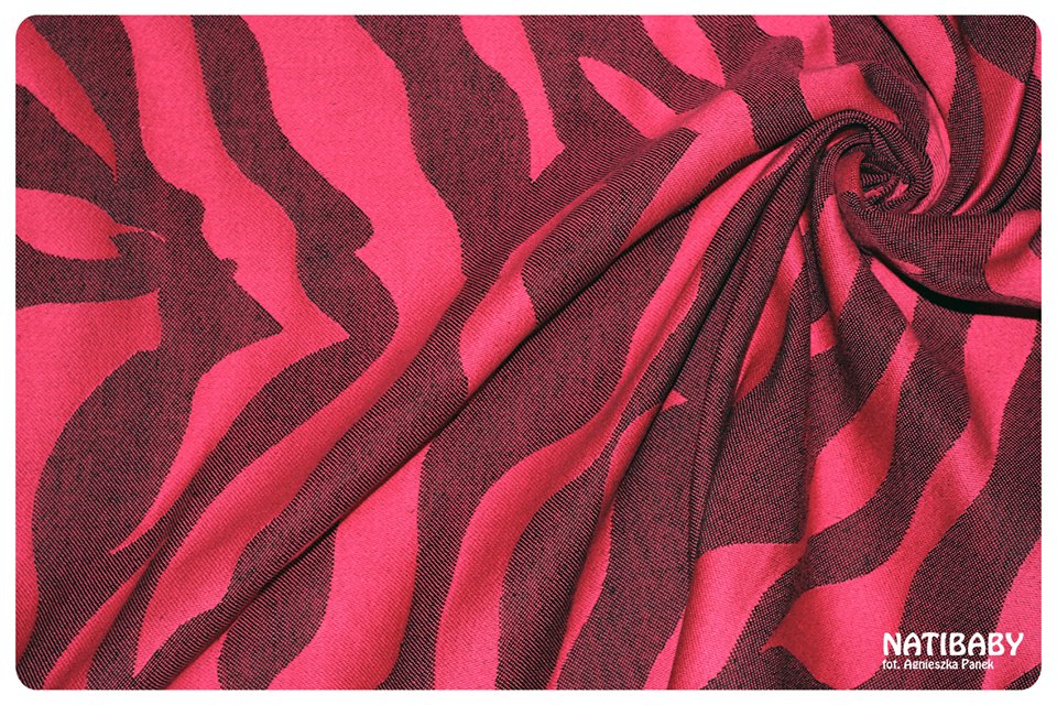 Natibaby Zebra pink Wrap (hemp) Image