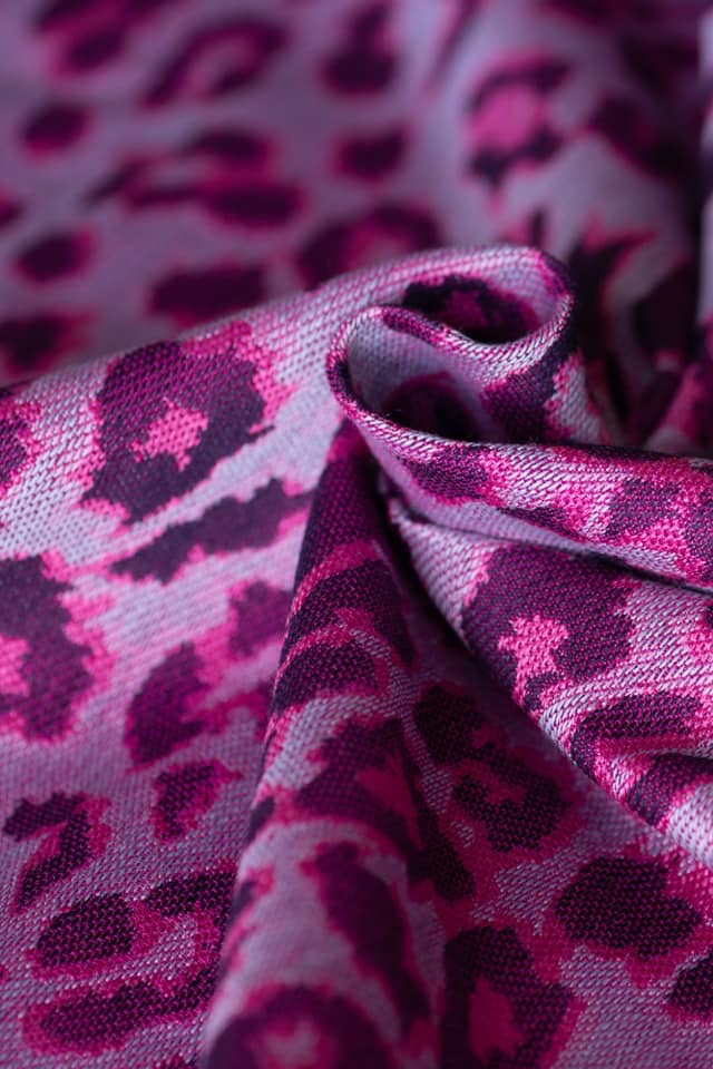 Artipoppe Leopard Berry Wrap (merino, cashmere, mulberry silk) Image