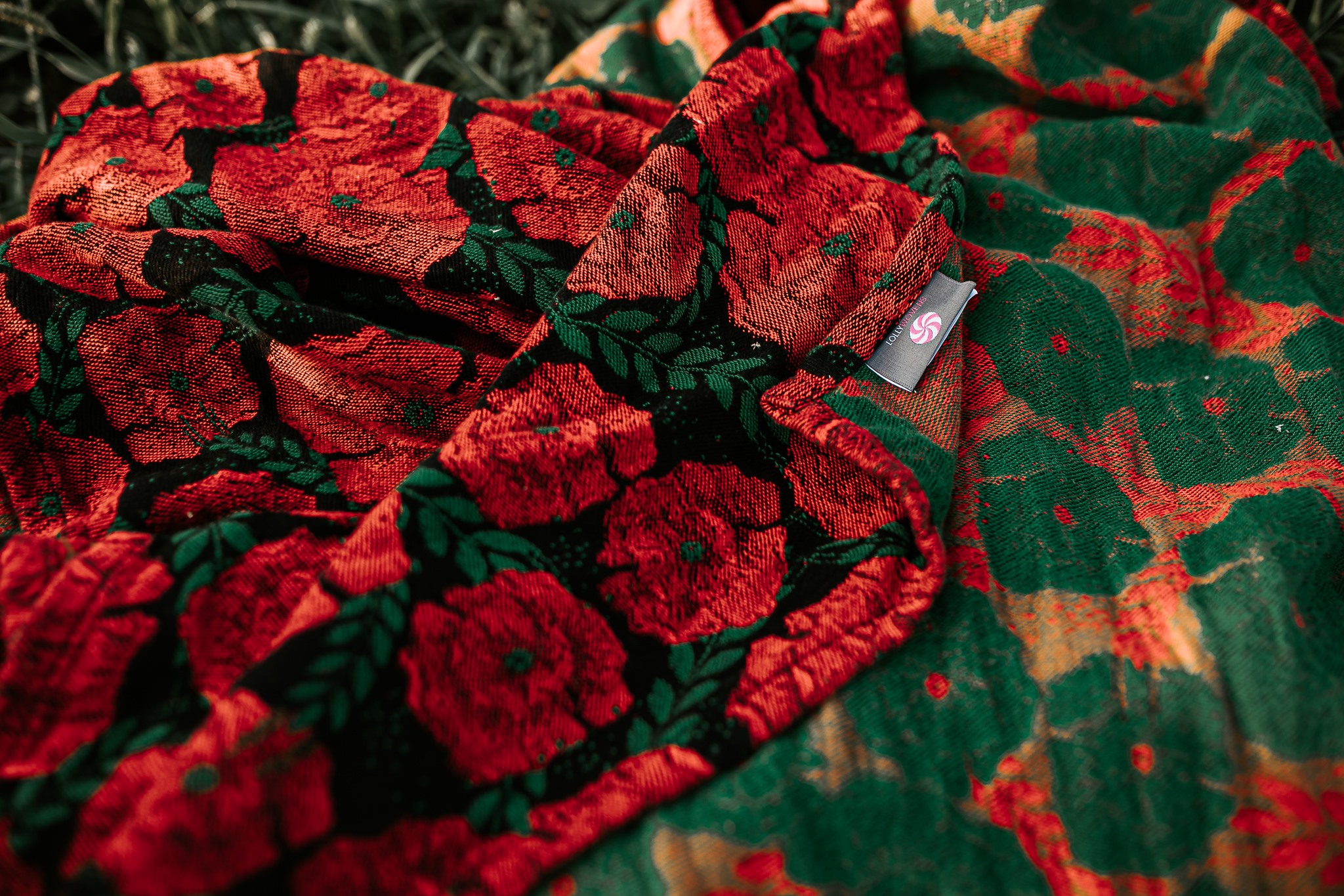 Lolly Wovens POPPIES RED MEADOW Wrap  Image