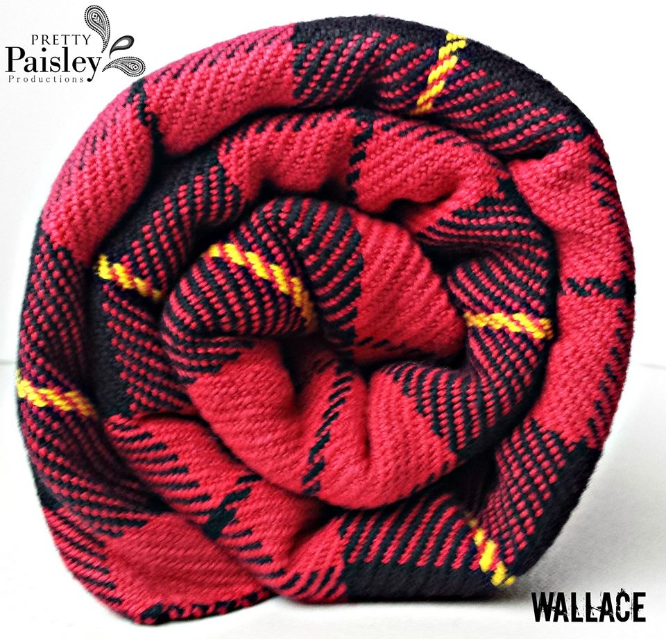 Pretty Paisley Production checkered Wallace Wrap  Image