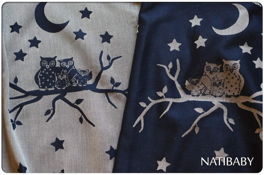 Natibaby Owls Wrap (silk) Image