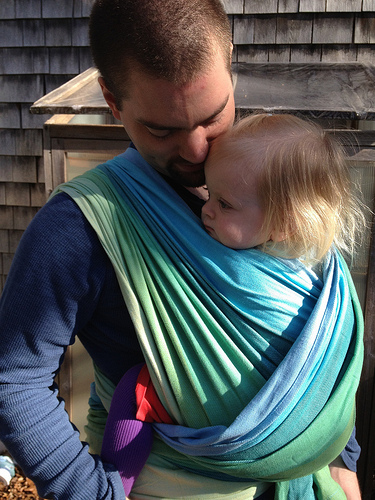 Girasol stripe Spring Rain Wrap