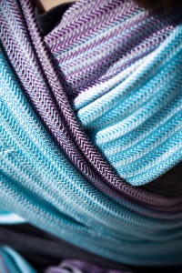 KHR Wraps stripe Purple Heather Wrap  Image