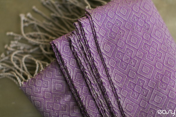 Easysling Ariadne's thread Cyclamen Wrap (merino, cashmere) Image