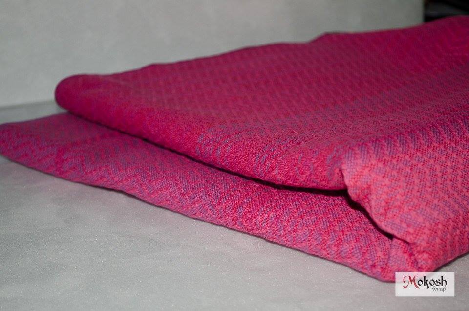 Mokosh-wrap twill weave Desire Pink  Wrap  Image
