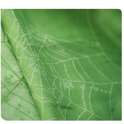 Natibaby Spiderweb TELA green Wrap (linen) Image