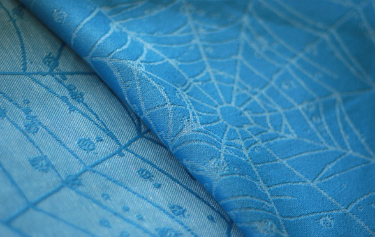Natibaby SPIDERWEB blue Wrap (linen) Image