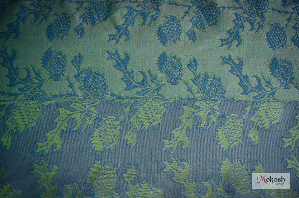 Mokosh-wrap Thistle Chameleon Wrap (linen, silk) Image