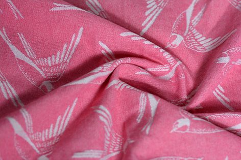Ehawee Slings Swallows Very Pink Wrap (wool) Image