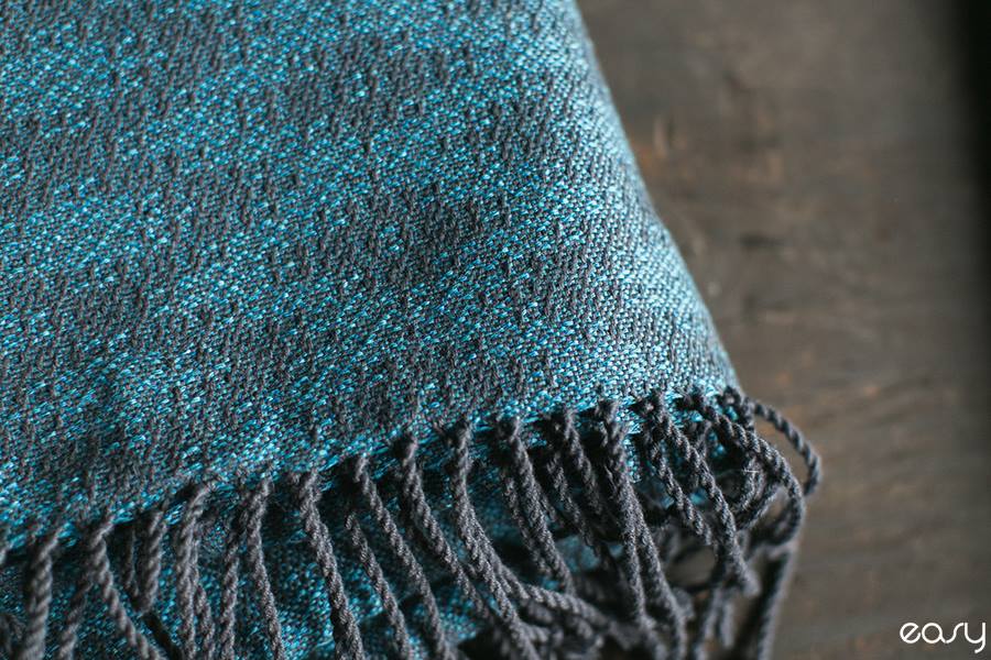 Easysling New Wave Turquoise vortex Wrap (silk, cashmere) Image