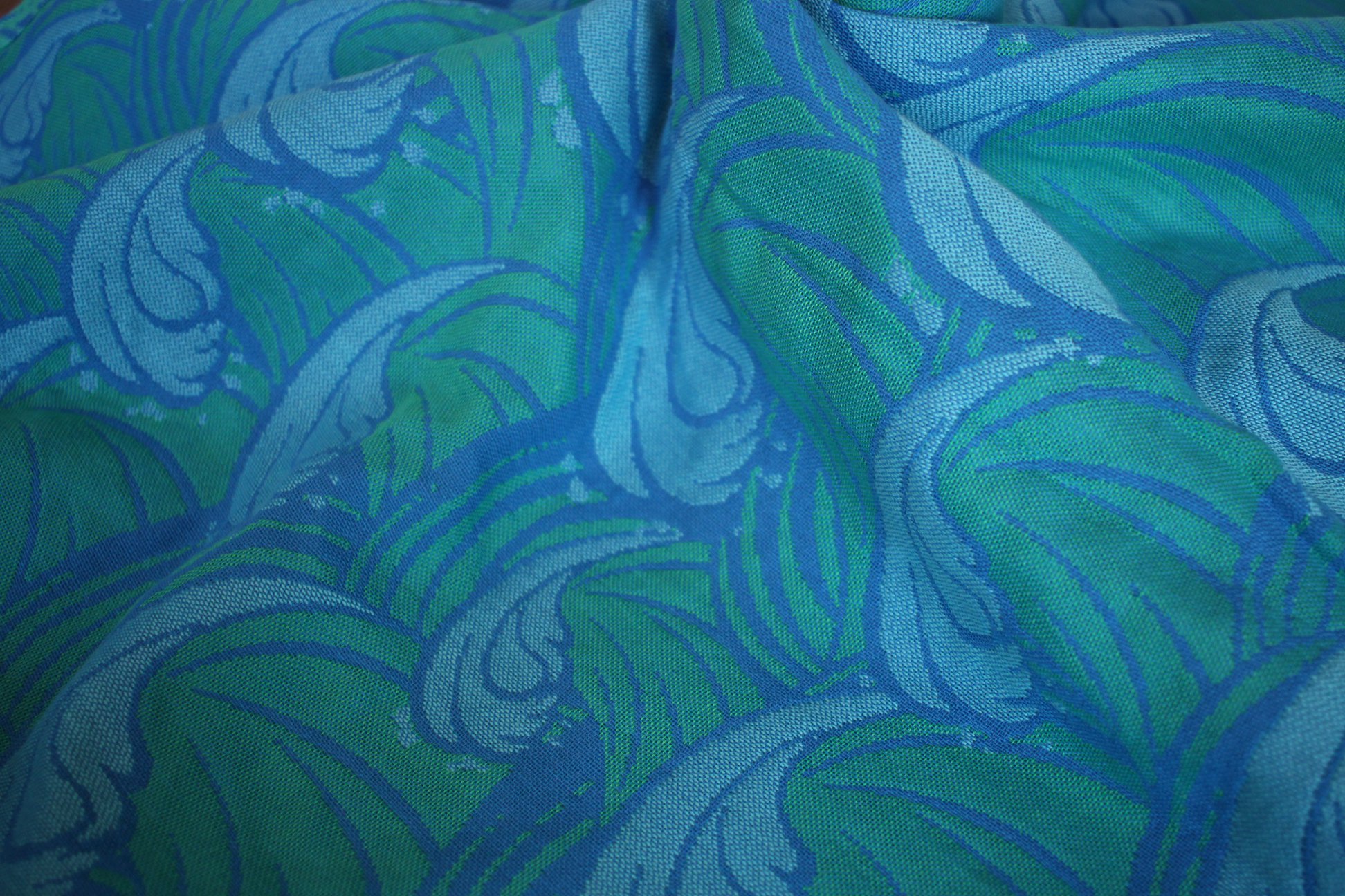 Yaro Slings Ocean Ultra Aqua Blue Seacell Wrap (seacell, lyocell) Image