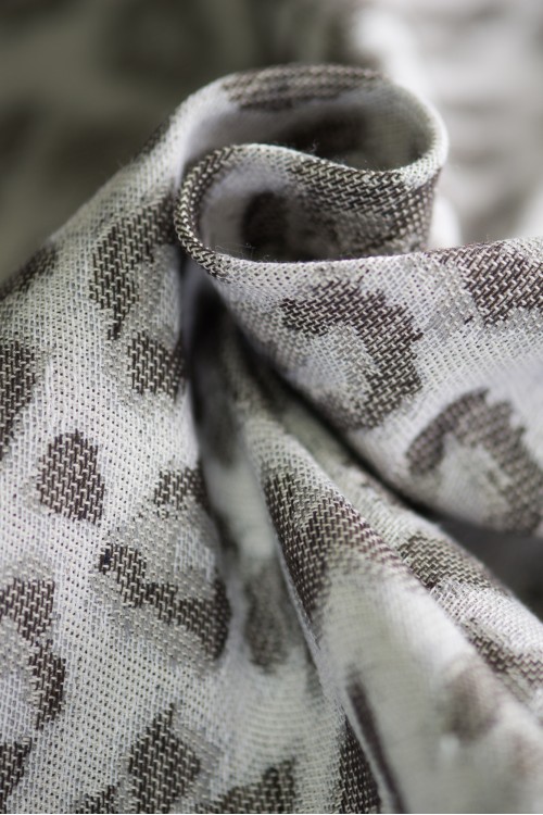 Artipoppe LITTLE PRINCE LEOPARD Wrap (merino, mulberry silk, linen) Image