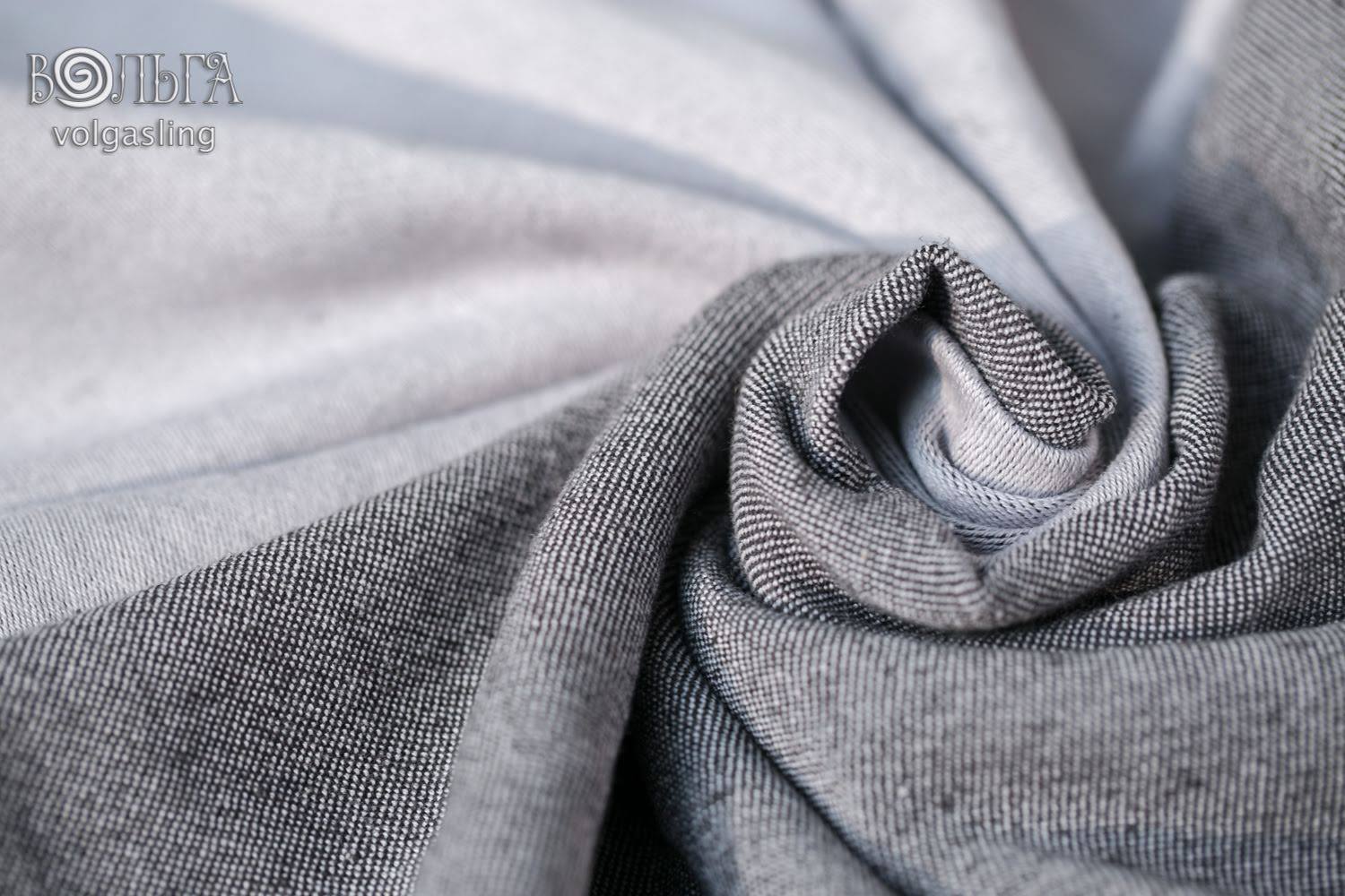 Volgasling double sided Classic Anthracite Wrap (viscose, linen) Image