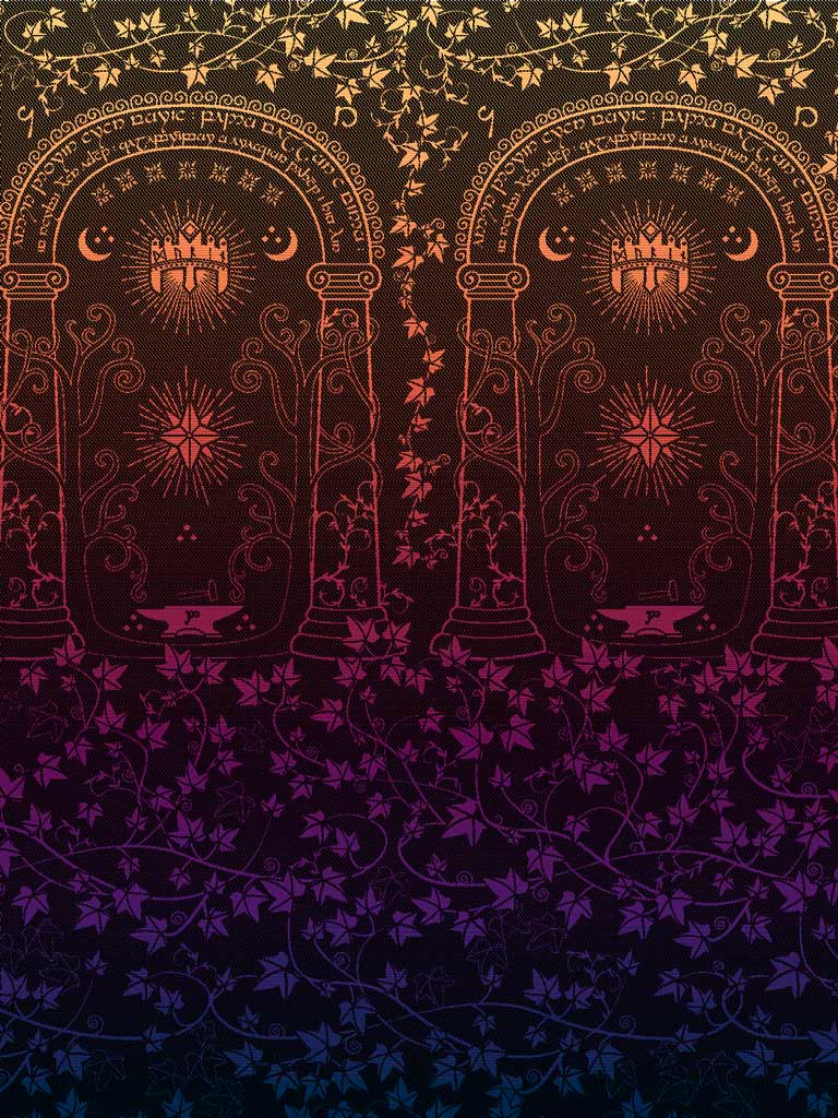 Oscha Doors of Durin Journey through the Dark (wild silk) Image