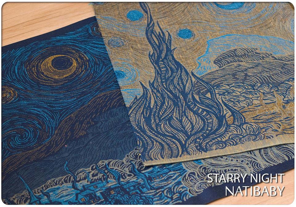 Tragetuch Natibaby Starry Night (Leinen) Image