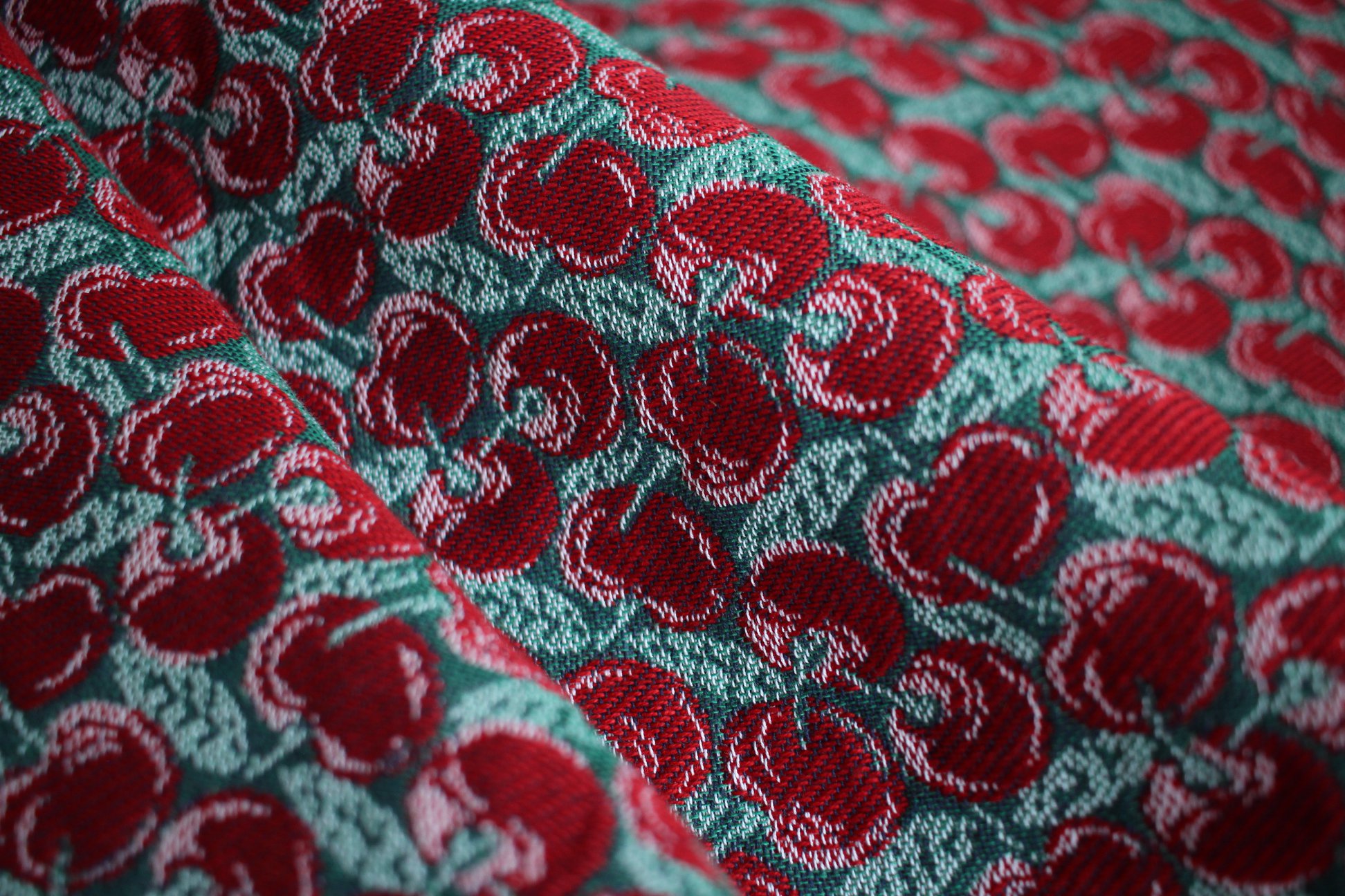 Yaro Slings Cherries Ultra Red Green Wrap  Image