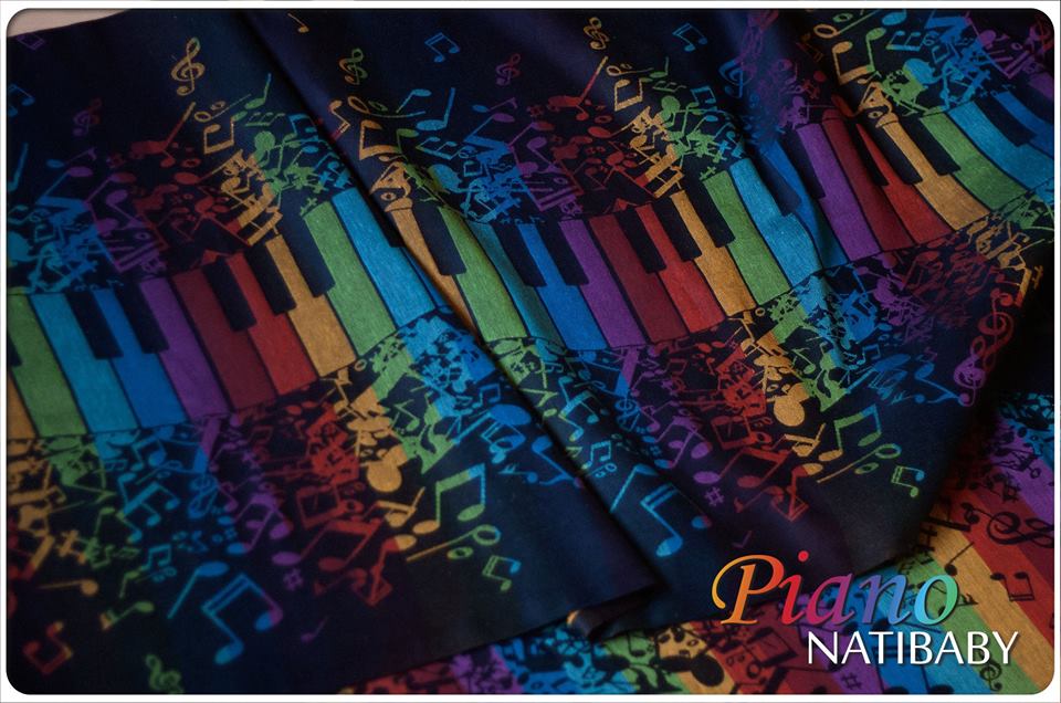Tragetuch Natibaby PIANO (Hanf) Image
