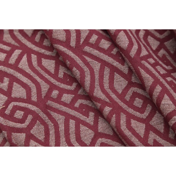 Yaro Slings Braid Bordeaux Natural Wool Yak Wrap (yak) Image