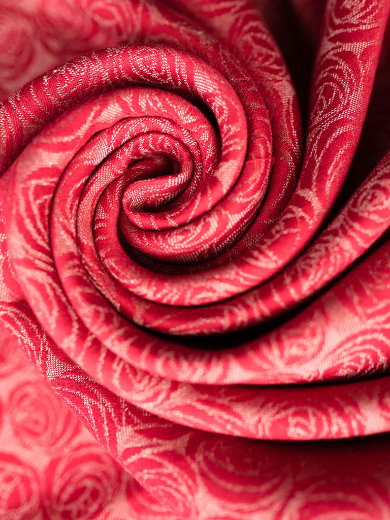 Tragetuch Oscha Roses Aphrodite (wetspun linen) Image