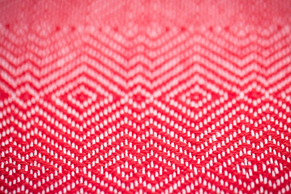 Ethnic Seasons Symbol Red Fire Wrap (silk, cashmere) Image