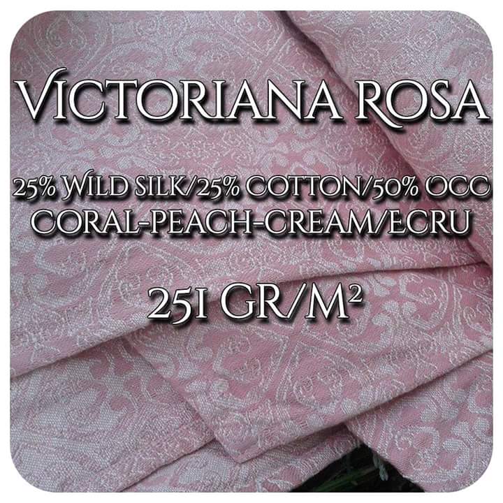 Tragetuch Oscha Victoriana Rosa (wild silk) Image
