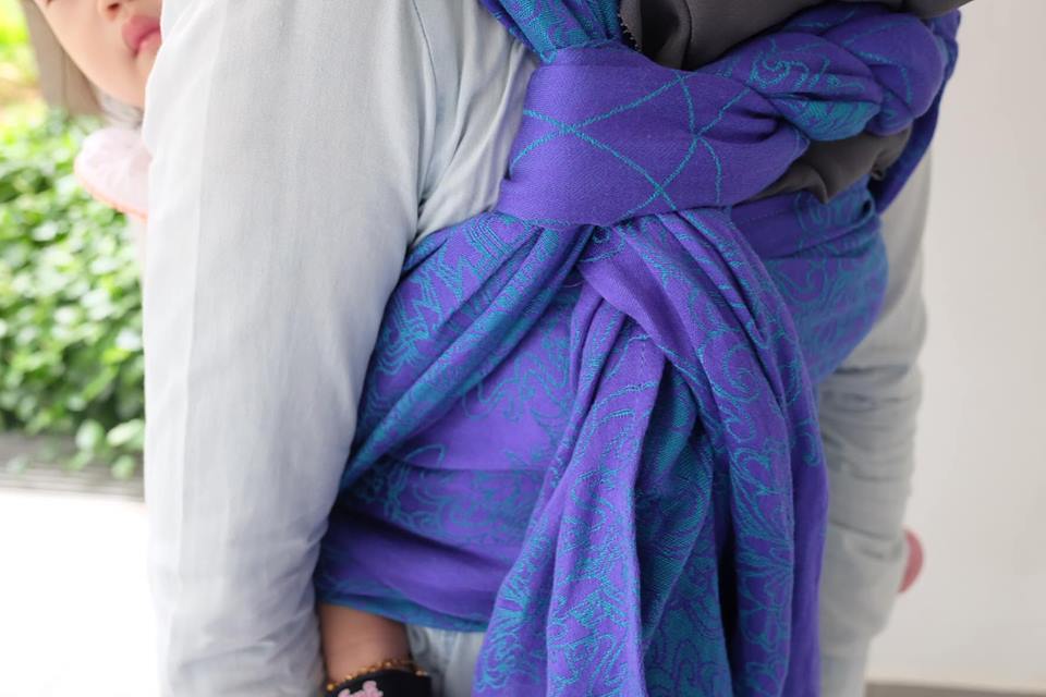 Oscha Lys Into The Blue Wrap (hemp, schappe silk) Image