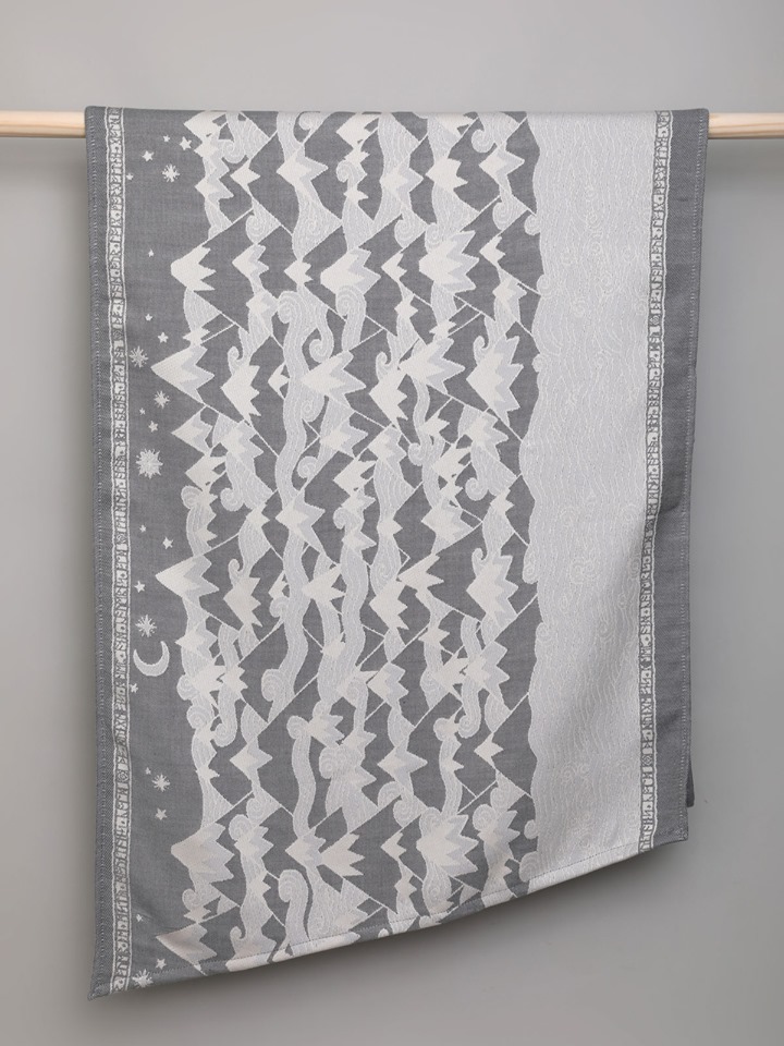 Oscha Misty Mountains Methedras  Wrap (wool, schappe silk, tussah) Image