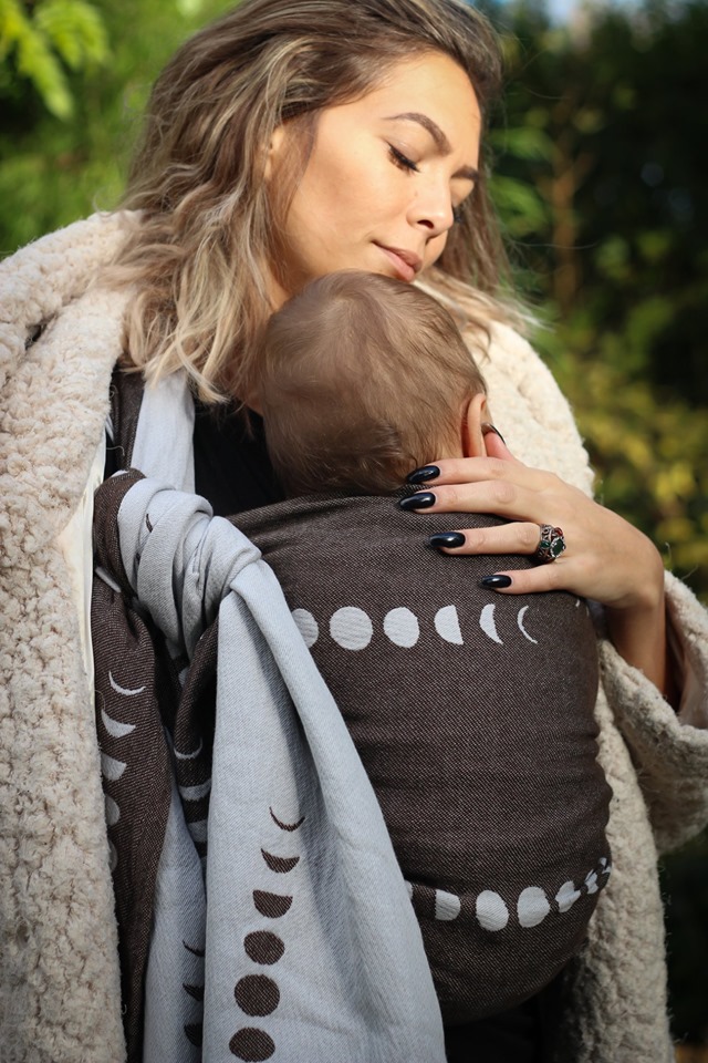 Solnce Phases moon Phases Till the End Wrap (baby yak, merino, yak, cashmere) Image