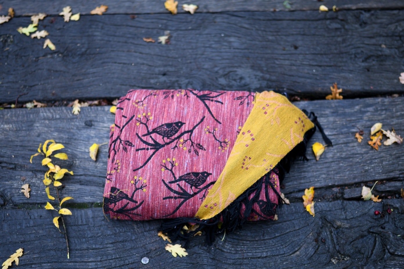 Woven Bliss Lady Bird Amber Rose Wrap (silk, linen, viscose) Image