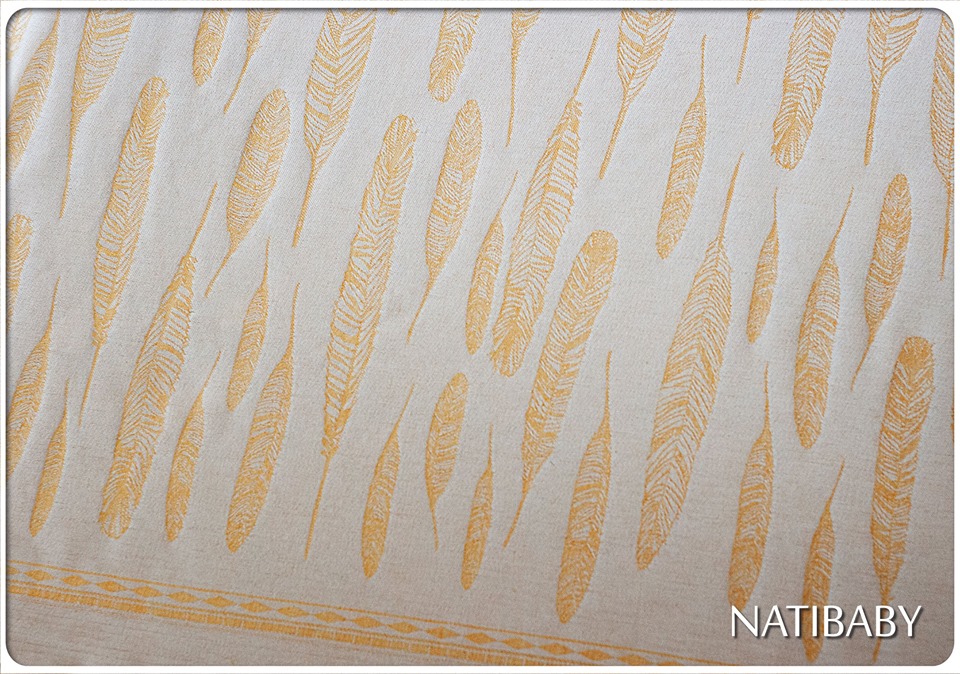 Natibaby Golden Feathers Wrap (hemp) Image