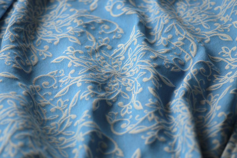 Solnce Mandala Bluebell Wrap (linen) Image