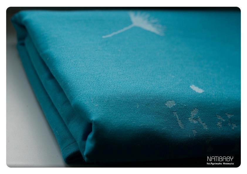 Natibaby Dandelions turquoise Wrap (silk, linen) Image