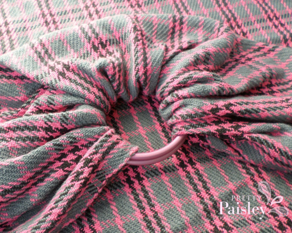 Pretty Paisley Production checkered Kitty Tartan  Wrap  Image