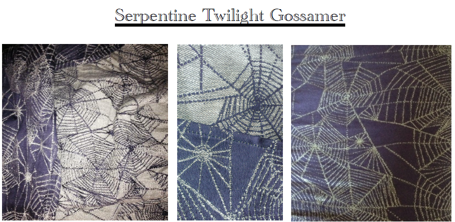 Firespiral Slings Serpentine twilight gossamer Wrap (linen) Image