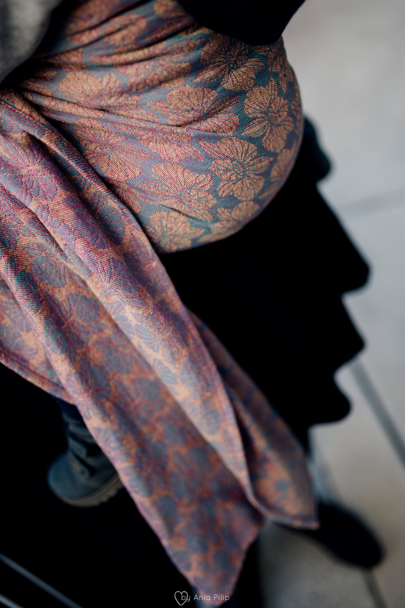 Kenhuru Sling ORKHIDEYA ANNALISE Wrap (tsumugi silk) Image