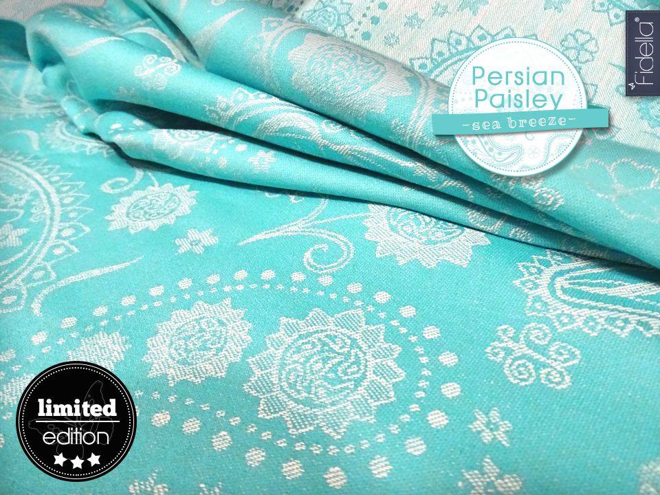 Fidella Persian Paisley sea breeze Wrap (linen) Image