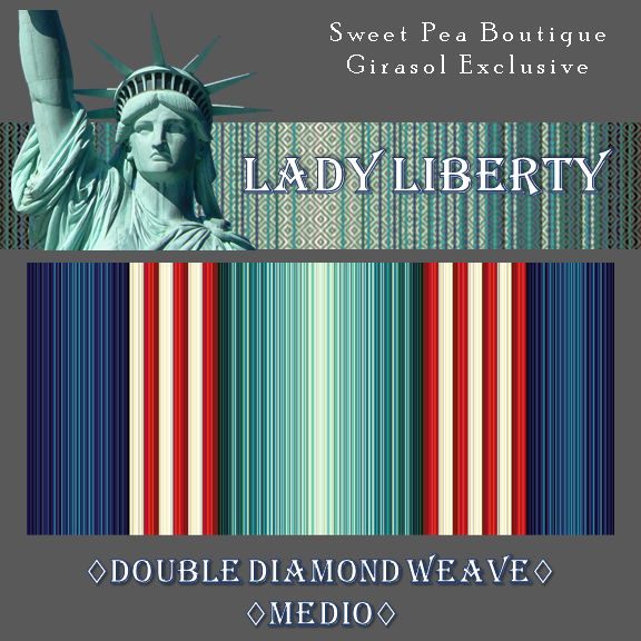 Girasol diamonds stripe Lady Liberty Wrap  Image