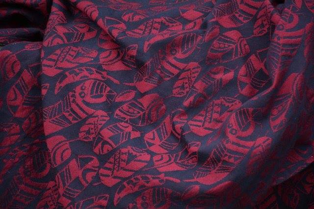 Yaro Slings Four Winds Red-Black Wrap (wool) Image