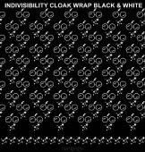 Tragetuch Natibaby Indivisibility Cloak Wrap Black & White (Leinen) Image