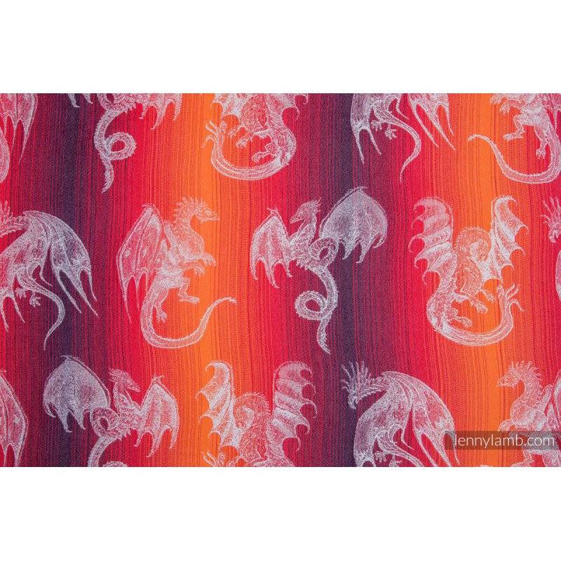 Lenny Lamb Dragon Orange & Red Wrap  Image