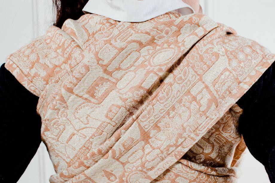 Coco-N Babywearing fashion Scandinavia Verona Wrap (linen, glitter) Image